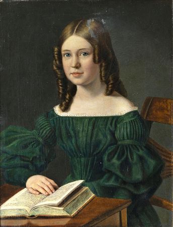 Portrait of a young Lady. by Carl Rudolph Fiebig - Auction record, sale price, and art valuation. Compare with similar artists and explore comparable artworks.