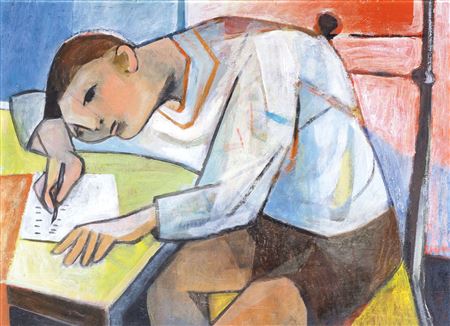Writing Boy.