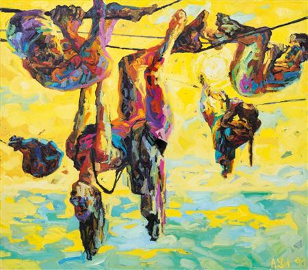 In den Seilen. by Annette Schroter - Auction record, sale price, and art valuation. Compare with similar artists and explore comparable artworks.