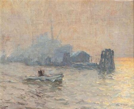 Sample artwork by Henning Edens (1885 - 1943), known for painting, landscape and figure paintings - View similar artists and auction records
