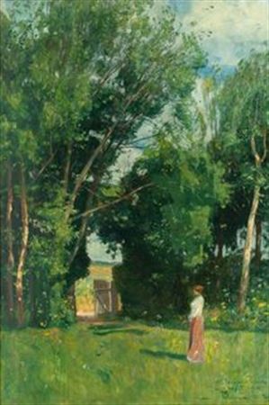The Artist's Garden by Hans Peter Feddersen the Younger - Auction record, sale price, and art valuation. Compare with similar artists and explore comparable artworks.