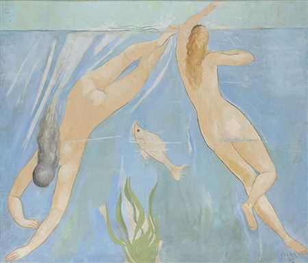 Swimmers by Pere Pruna y Ocerans - Auction record, sale price, and art valuation. Compare with similar artists and explore comparable artworks.