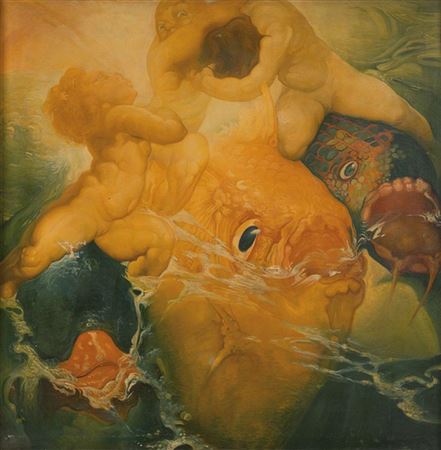 Study for the canvas El Amanecer from the Poema del Atlántico series