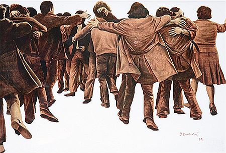 Domestic scene. 1990 by Andres Rabago Garcia - Auction record, sale price, and art valuation. Compare with similar artists and explore comparable artworks.
