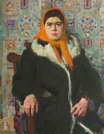 Peasant woman by Semen Afanasievich Chuikov - Auction record, sale price, and art valuation. Compare with similar artists and explore comparable artworks.