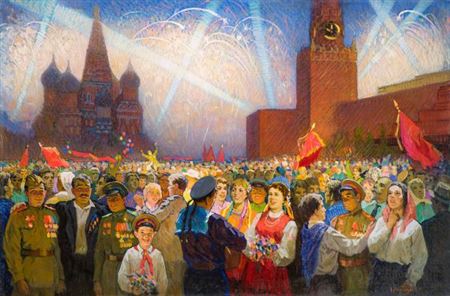 Victory salute! by Petr Mikhailovich Ignatev - Auction record, sale price, and art valuation. Compare with similar artists and explore comparable artworks.