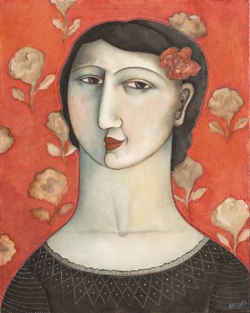 Sample artwork by Hannetjie De Clercq (Born 1958), known for painting - View similar artists and auction records