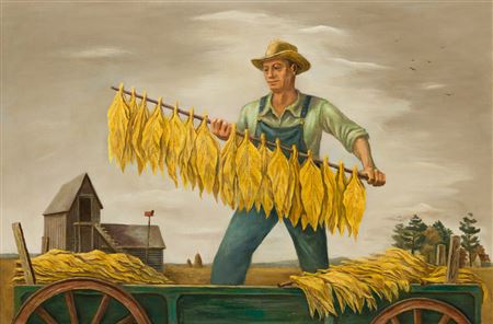 A Stick of Tobacco After Curing by Arnold A Blanch - Auction record, sale price, and art valuation. Compare with similar artists and explore comparable artworks.