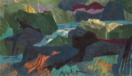 Trout Streem by Ethel (Currie) Magafan - Auction record, sale price, and art valuation. Compare with similar artists and explore comparable artworks.