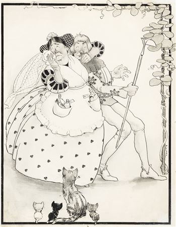 "The Beanstalk." by Fanny Young (Cooney) Cory - Auction record, sale price, and art valuation. Compare with similar artists and explore comparable artworks.