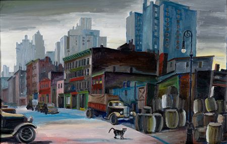 View from the East River, 24th Street, New York.