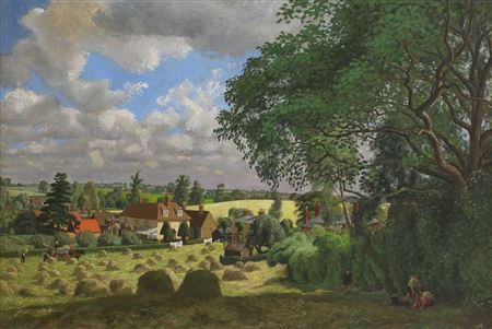 Sample artwork by John Arthur Malcolm Aldridge (1905 - 1983), known for landscape painting, drawing, design, teaching - View similar artists and auction records