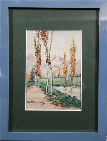 Landscape at the river.