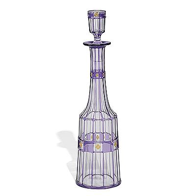 Decanter with gilt four-leaf clover decoration by Otto Prutscher - Auction record, sale price, and art valuation. Compare with similar artists and explore comparable artworks.