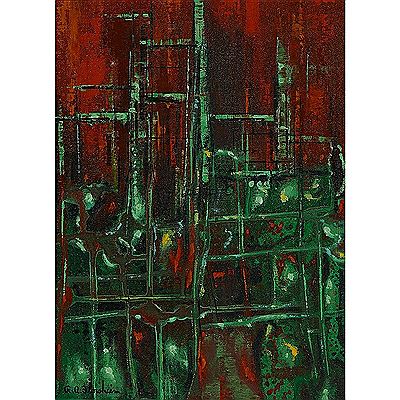 Urban Metaphor by Richard Florsheim - Auction record, sale price, and art valuation. Compare with similar artists and explore comparable artworks.