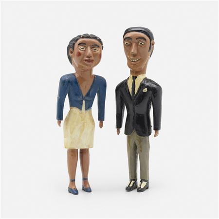 Sample artwork by George Williams (1911 - 1997), known for naive sculptor - View similar artists and auction records