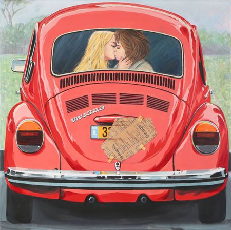A Couple in a Beetle