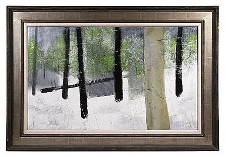 "Deep Winter" by William Thon - Auction record, sale price, and art valuation. Compare with similar artists and explore comparable artworks.