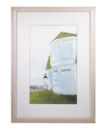 "Boarded Up Lighthouse Keeper's House, Maine" by Gary Akers - Auction record, sale price, and art valuation. Compare with similar artists and explore comparable artworks.