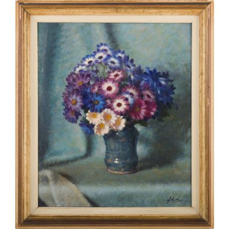 Vase of flowers by Antonio Cutino - Auction record, sale price, and art valuation. Compare with similar artists and explore comparable artworks.