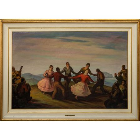 Characters in celebration - 1954 by Vincenzo Vinciguerra - Auction record, sale price, and art valuation. Compare with similar artists and explore comparable artworks.
