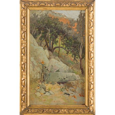 Glimpse of a mountain landscape