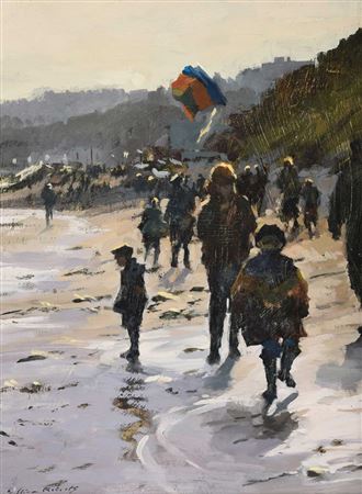 Sample artwork by Gillian Roberts (20th century), known for painting - View similar artists and auction records