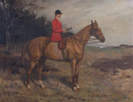 As MFH of the Percy Foxhounds riding Quickstep by Alfred Grenfell Haigh - Auction record, sale price, and art valuation. Compare with similar artists and explore comparable artworks.