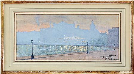 Vy mot Operan, Stockholm by Hjalmar Falk - Auction record, sale price, and art valuation. Compare with similar artists and explore comparable artworks.