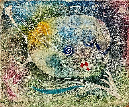 Surrealist composition by August Puig - Auction record, sale price, and art valuation. Compare with similar artists and explore comparable artworks.