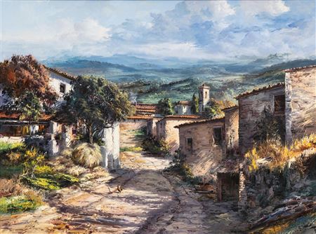 "Old Village, Catalinas", 1988