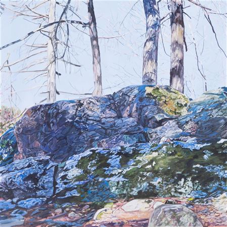 "Rocks Along the Hudson", 2005