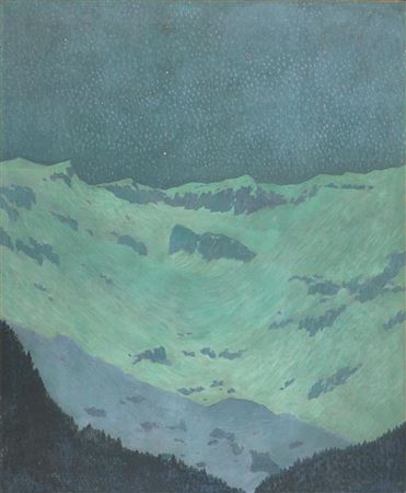 Mondschein im Gebirge, Tirol