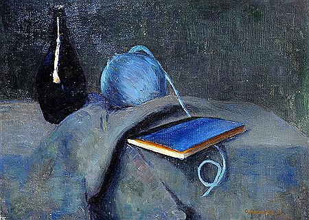 STILL LIFE WITH A BOOK