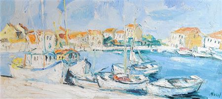 Cittanova Istria by Leopold Musil - Auction record, sale price, and art valuation. Compare with similar artists and explore comparable artworks.