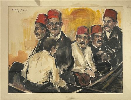 Untitled by Malik Aksel - Auction record, sale price, and art valuation. Compare with similar artists and explore comparable artworks.