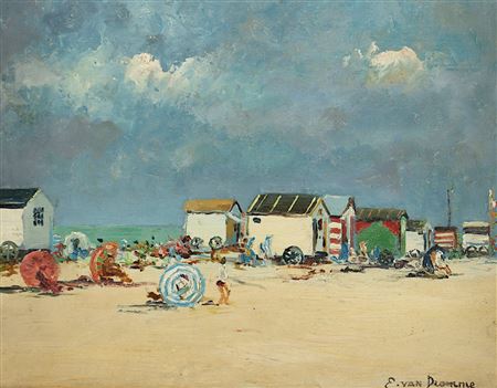 Sample artwork by Emiel Dromme (1913 - 1991), known for painting - View similar artists and auction records