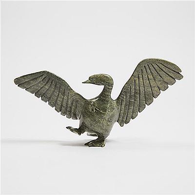 BIRD WITH OUTSTRETCHED WINGS