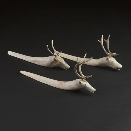 SWIMMING CARIBOU