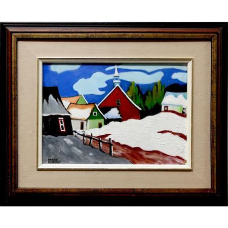 CHARLEVOIX VILLAGE, QUEBEC by Patrick Morris Hickman - Auction record, sale price, and art valuation. Compare with similar artists and explore comparable artworks.