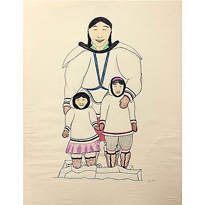 NAPACHIE AND HER TWO CHILDREN