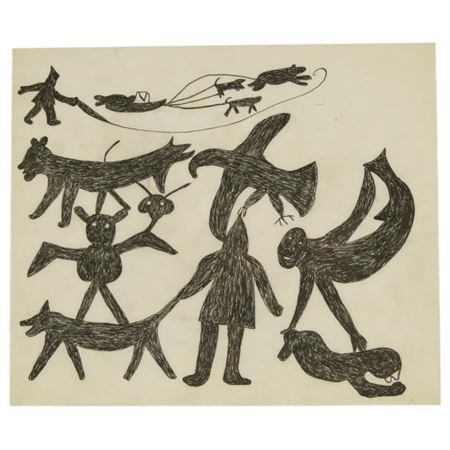 COMPOSITION OF FIGURES AND SPIRITS