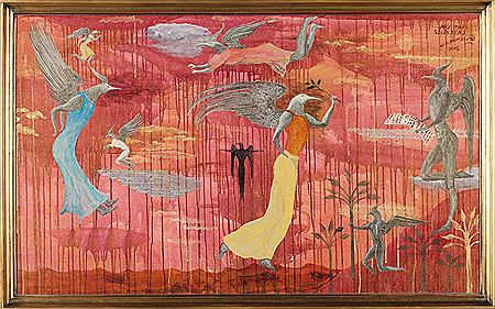 And the Seven Seas by Bill Hammond - Auction record, sale price, and art valuation. Compare with similar artists and explore comparable artworks.
