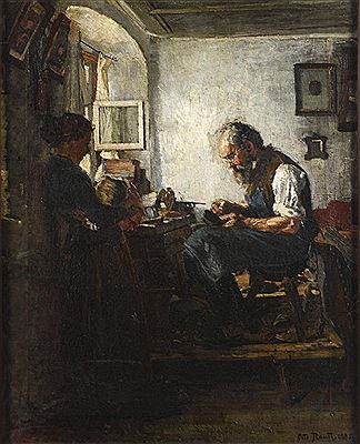 In the tailor's shop
