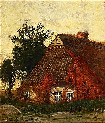 Old Farmhouse by Franz Hoffmann-Fallersleben - Auction record, sale price, and art valuation. Compare with similar artists and explore comparable artworks.