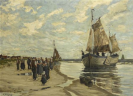 Fishermen on the Beach