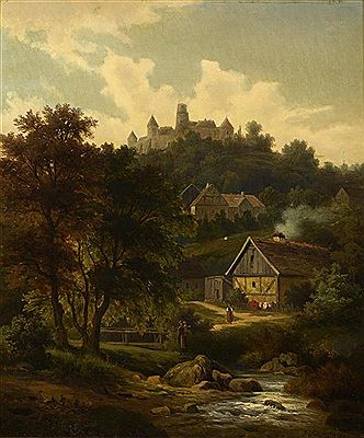 Castle Erbach in Upper Franconia
