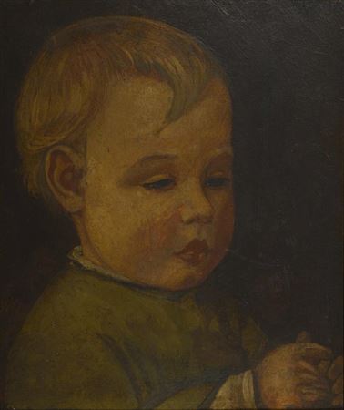 Children portrait with convolute figure studies