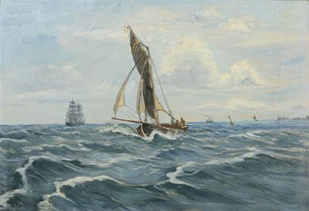 Ships on the sea