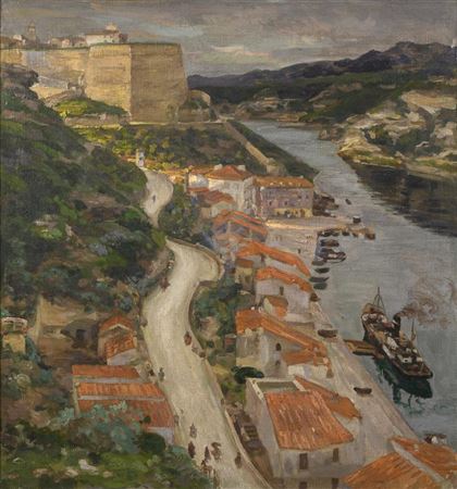 View of Bonifacio on Corsica